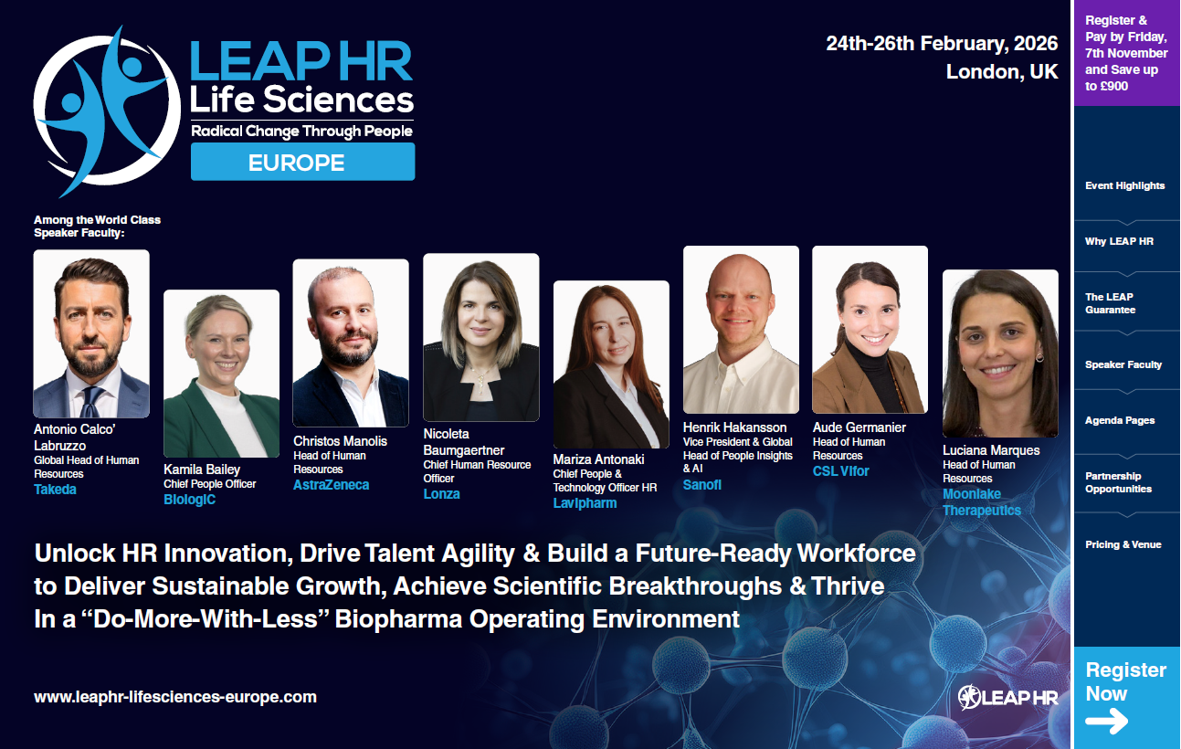 Leap HR - Life Sciences Europe 2026 - Brochure Cover