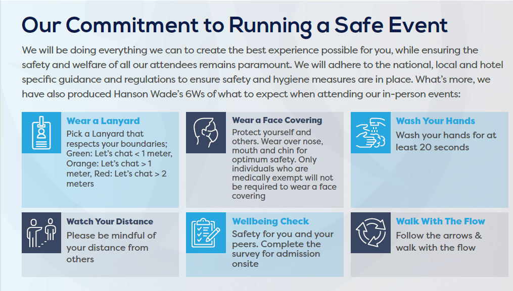 Our Commitment to Running a Safe Event